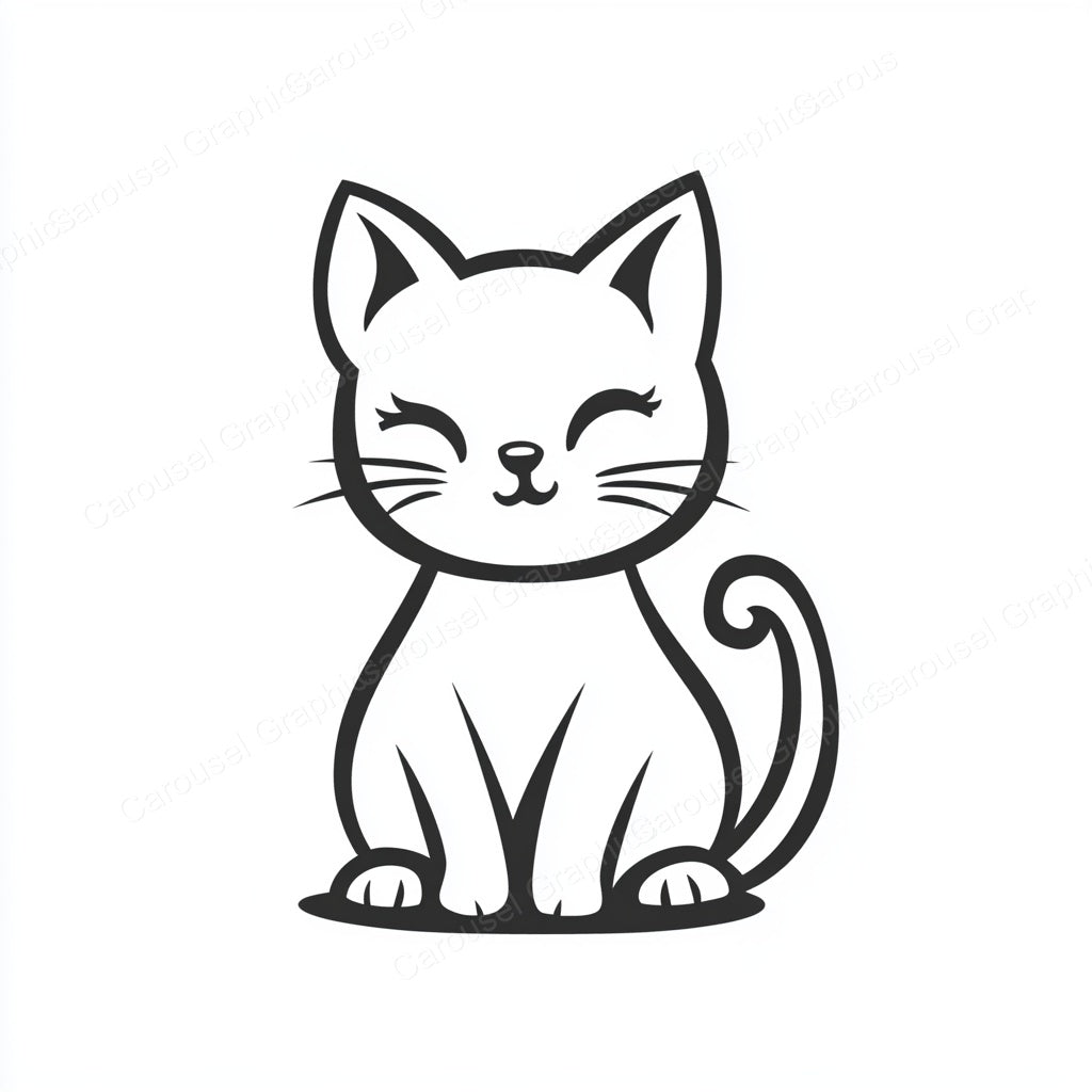 Kitten Vector Graphic preview