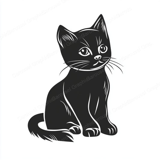 Kitten Vector Graphic preview