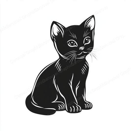 Kitten Vector Graphic preview