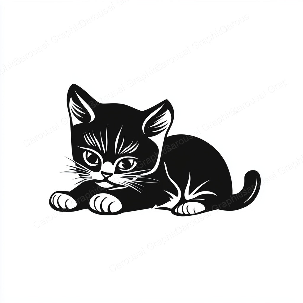 Kitten Vector Graphic preview