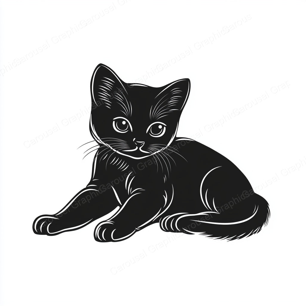 Kitten Vector Graphic preview