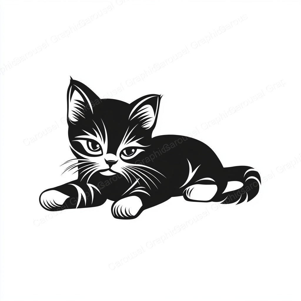 Kitten Vector Graphic preview