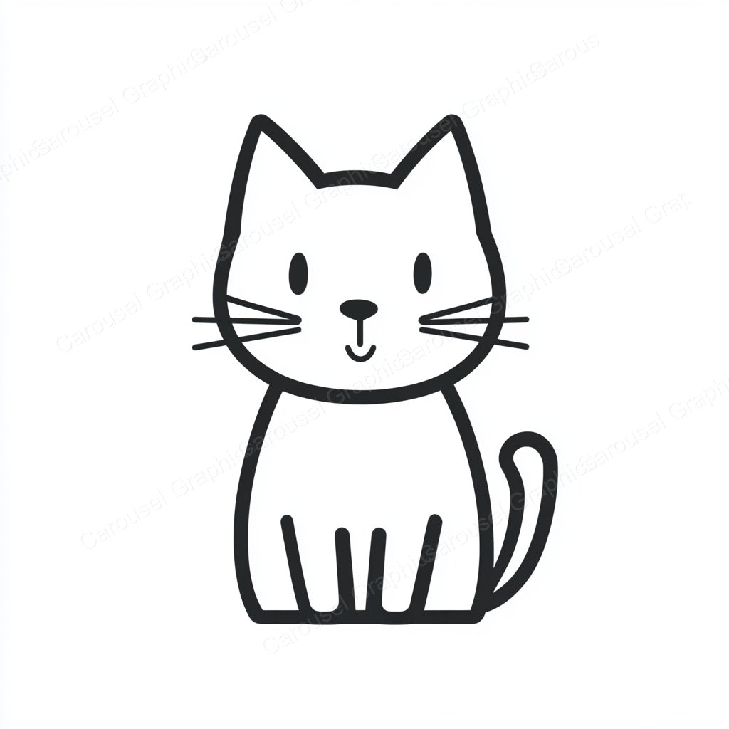 Kitten Vector Graphic preview