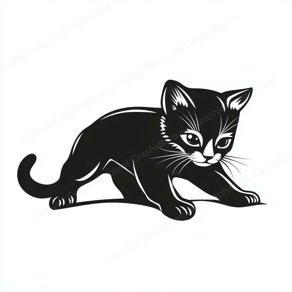 Kitten Vector Graphic preview