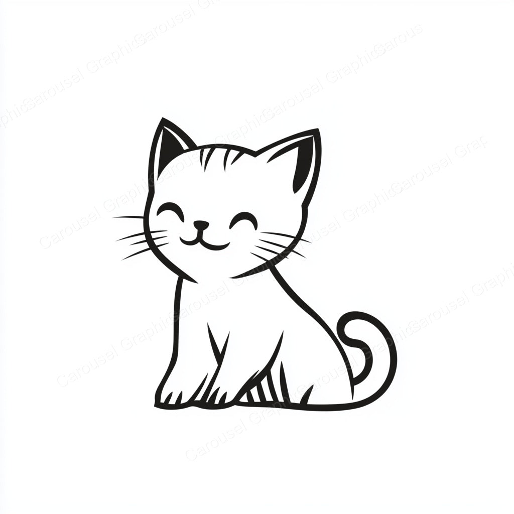 Kitten Vector Graphic preview