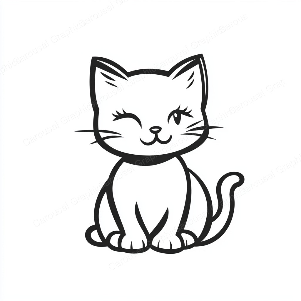 Kitten Vector Graphic preview
