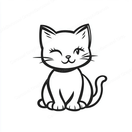 Kitten Vector Graphic preview