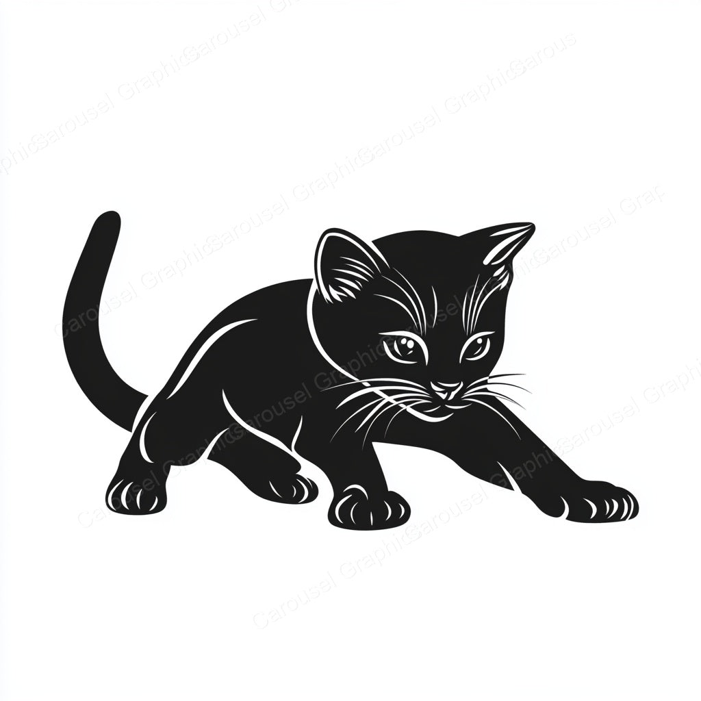 Kitten Vector Graphic preview