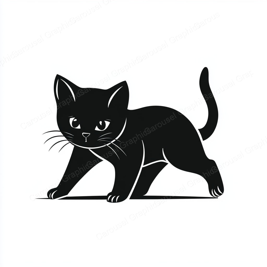 Kitten Vector Graphic preview