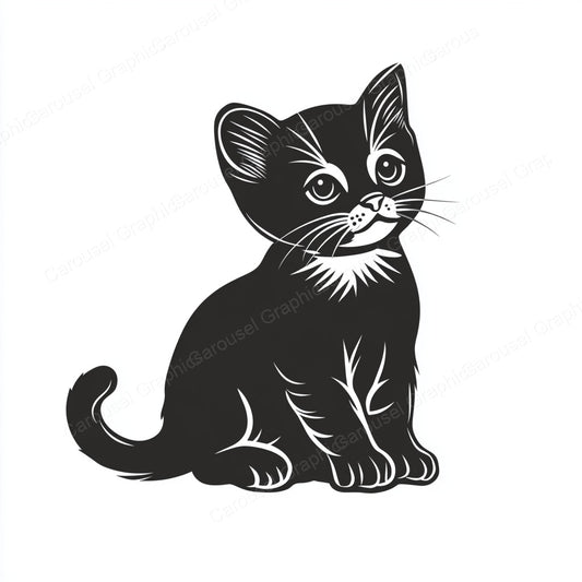 Kitten Vector Graphic preview