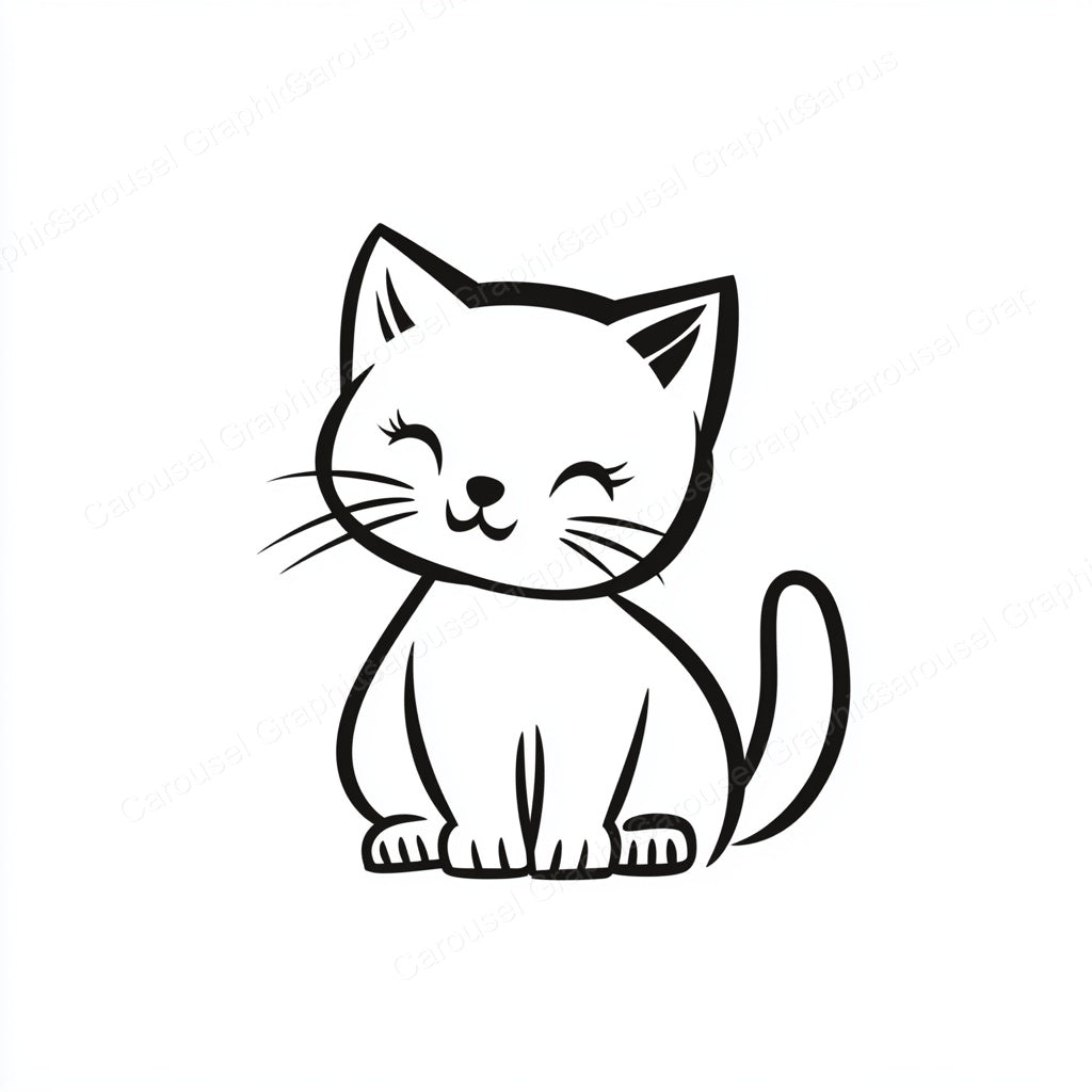 Kitten Vector Graphic preview