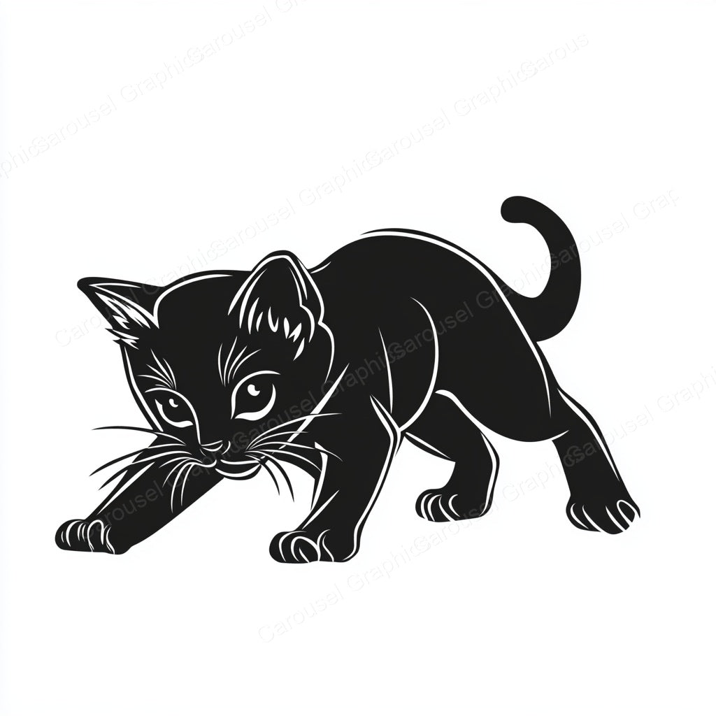Kitten Vector Graphic preview