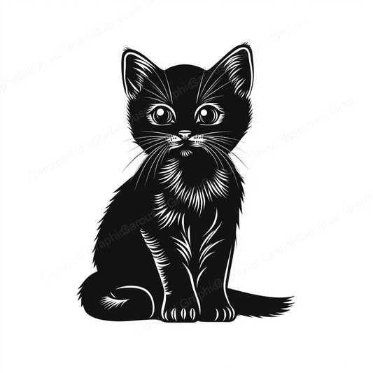 Kitten Vector Graphic preview