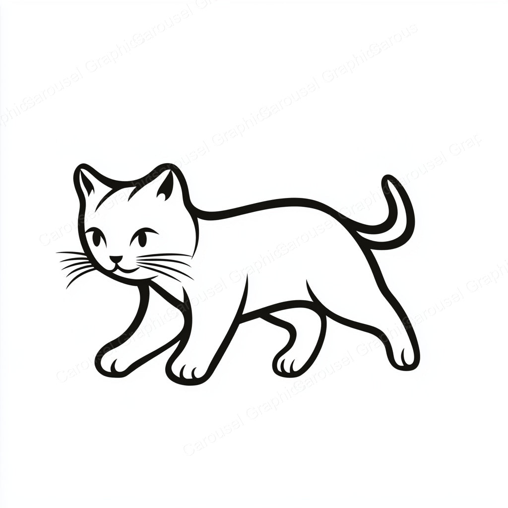 Kitten Vector Graphic preview