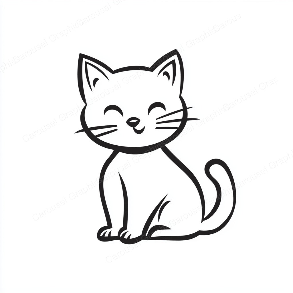 Kitten Vector Graphic preview