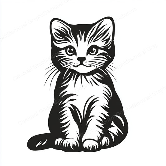 Kitten Vector Graphic preview