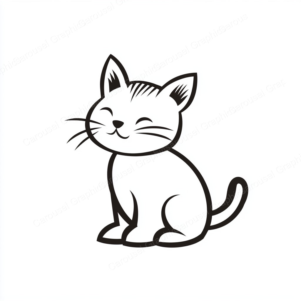 Kitten Vector Graphic preview