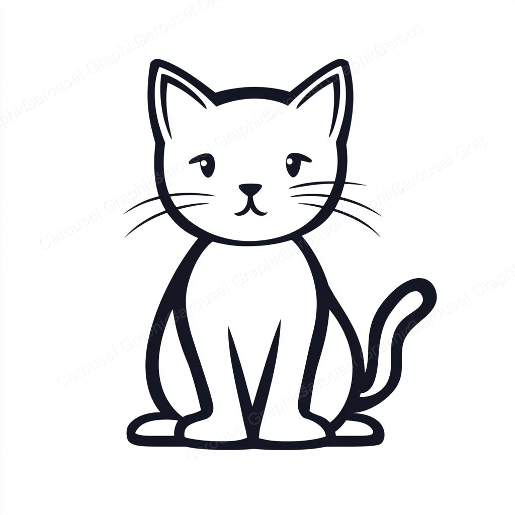 Kitten Vector Graphic preview