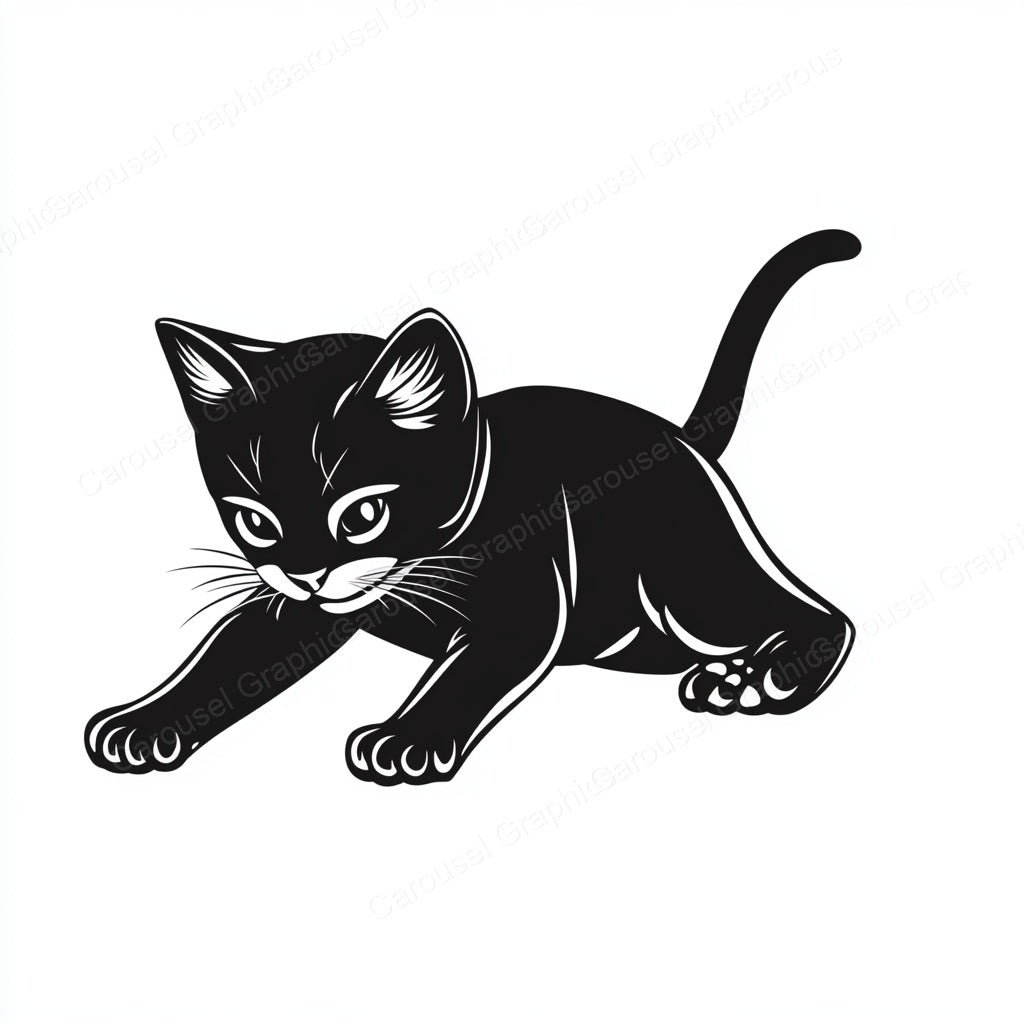 Kitten Vector Graphic preview
