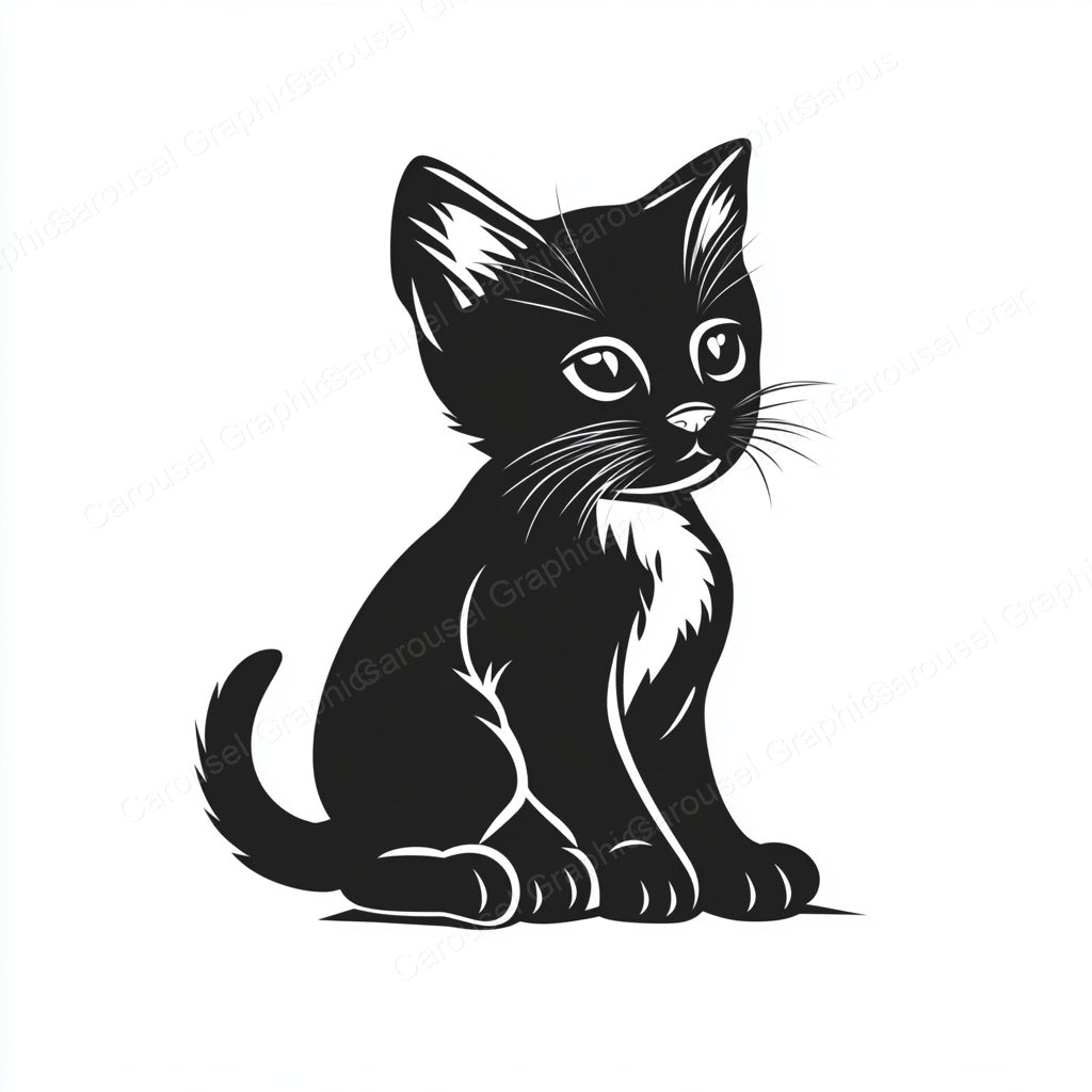 Kitten Vector Graphic preview