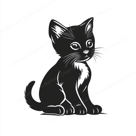 Kitten Vector Graphic preview