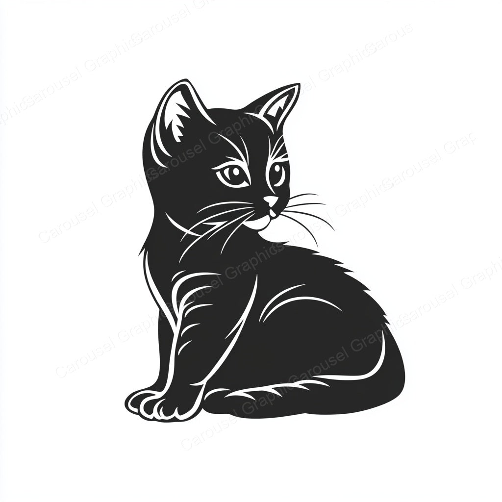 Kitten Vector Graphic preview