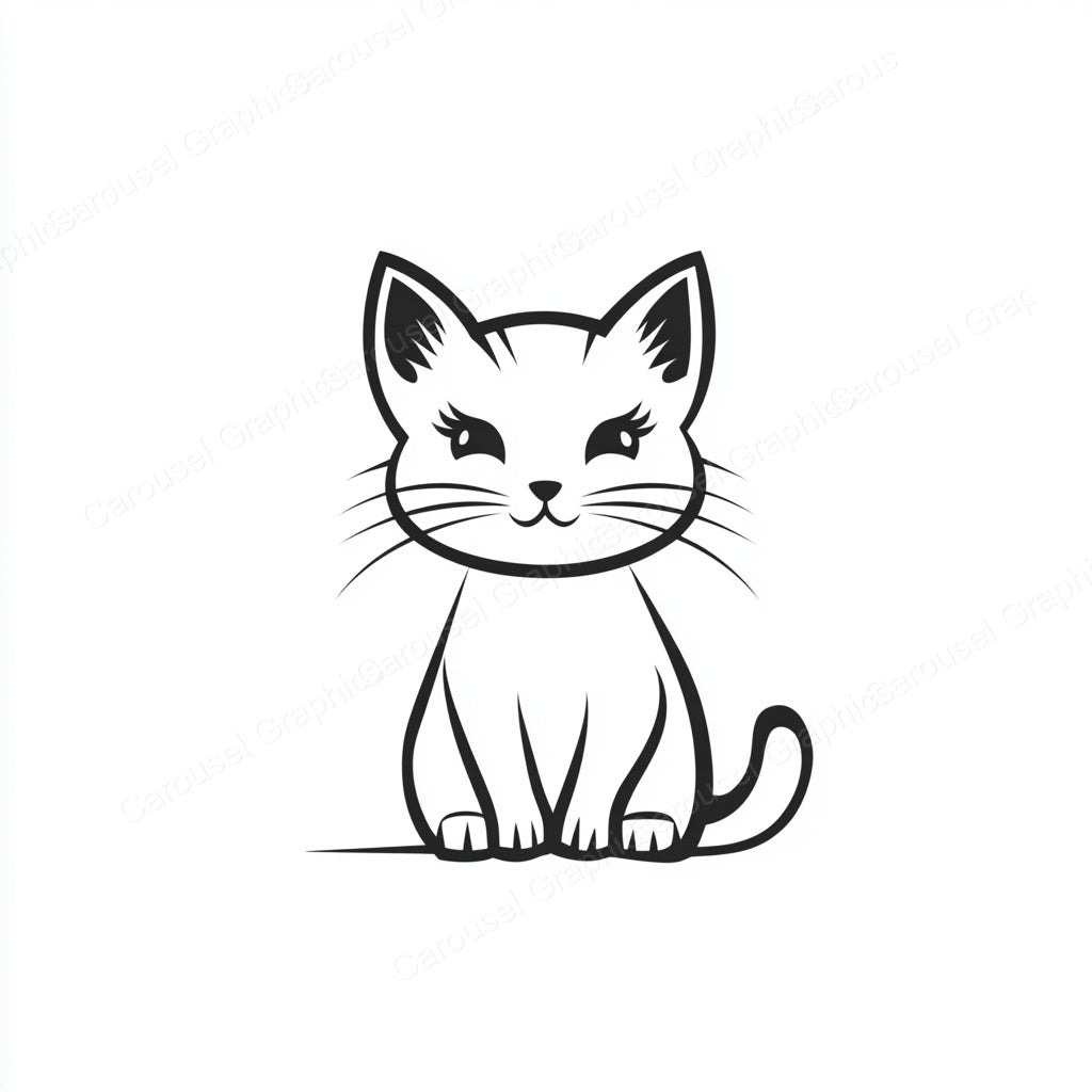 Kitten Vector Graphic preview