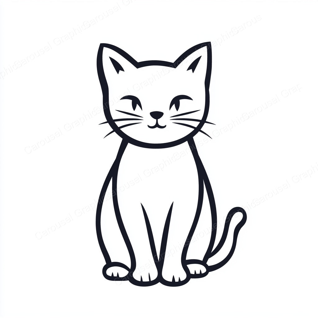 Kitten Vector Graphic preview