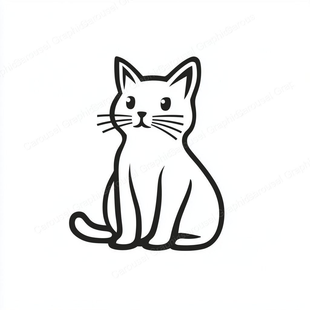 Kitten Vector Graphic preview