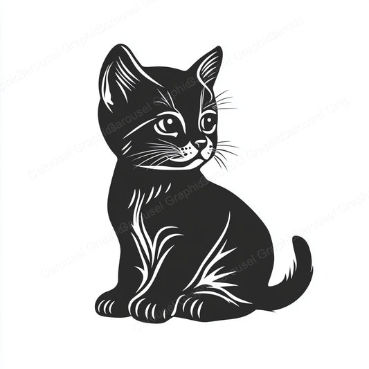 Kitten Vector Graphic preview