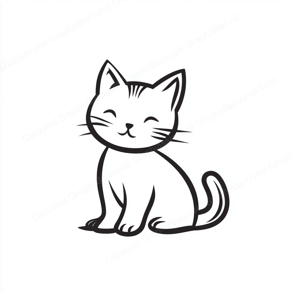 Kitten Vector Graphic preview