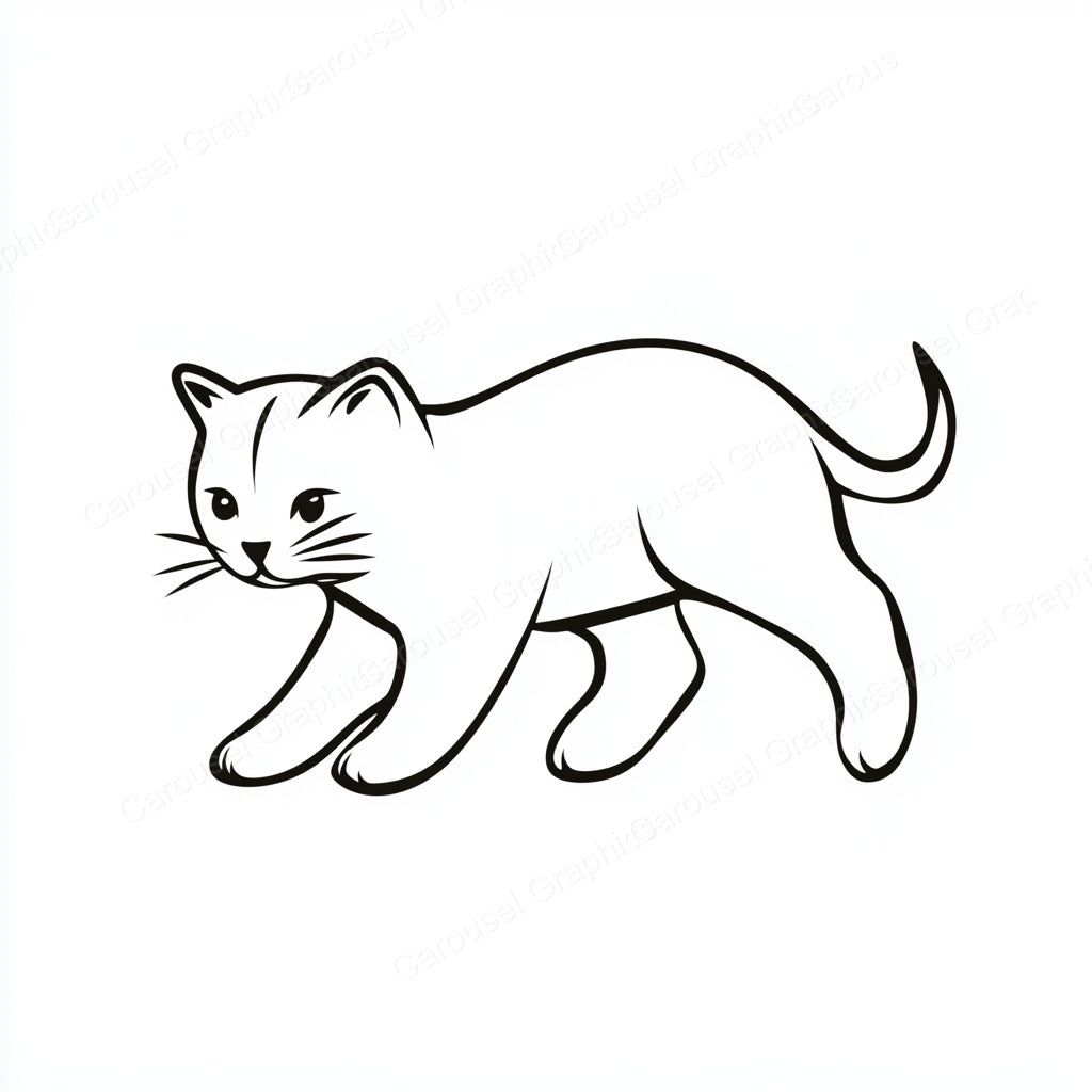 Kitten Vector Graphic preview