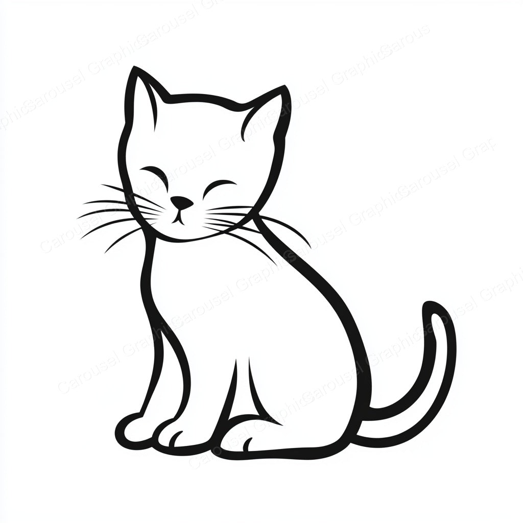 Kitten Vector Graphic preview