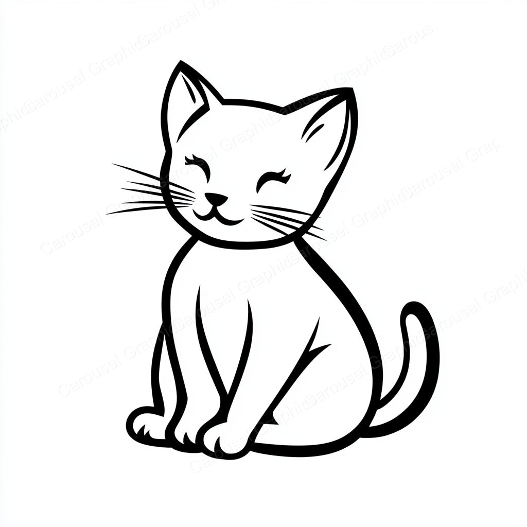 Kitten Vector Graphic preview