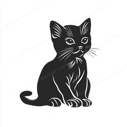 Kitten Vector Graphic preview