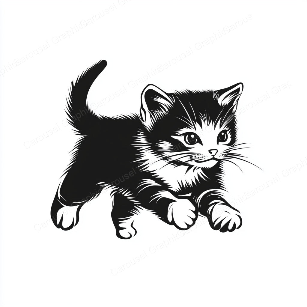 Kitten Vector Graphic preview