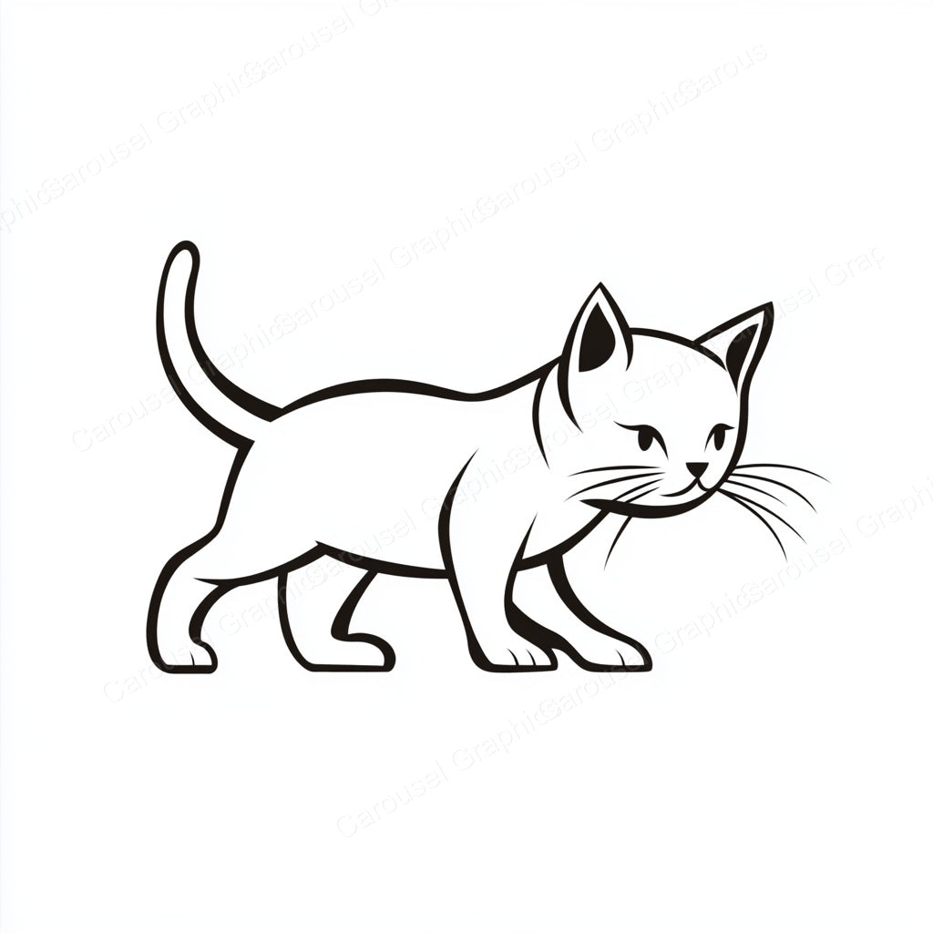Kitten Vector Graphic preview