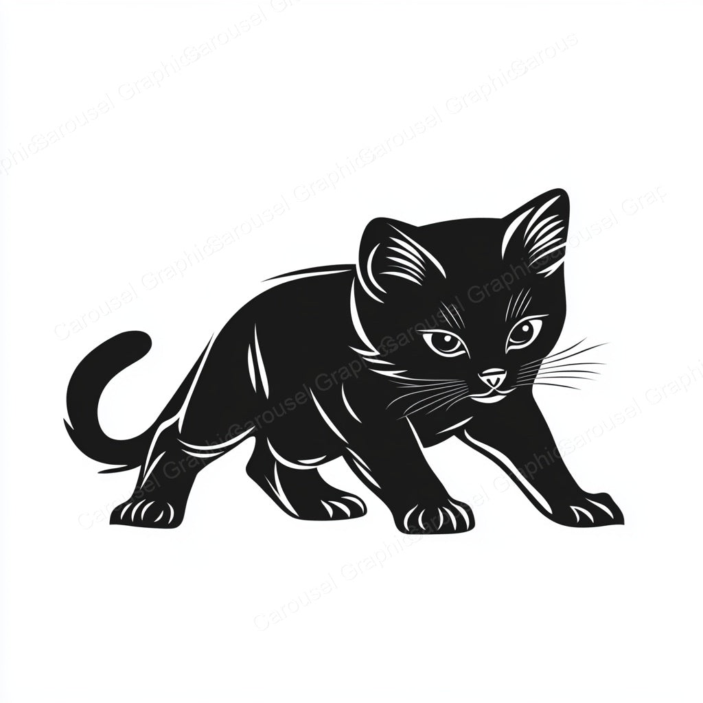 Kitten Vector Graphic preview