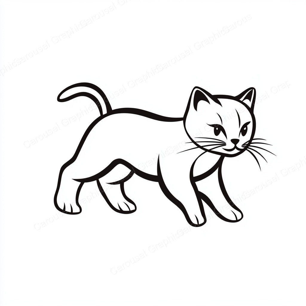Kitten Vector Graphic preview