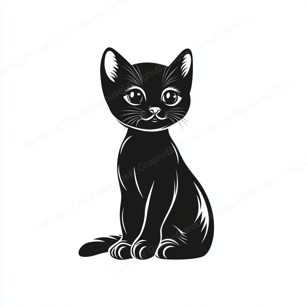 Kitten Vector Graphic preview