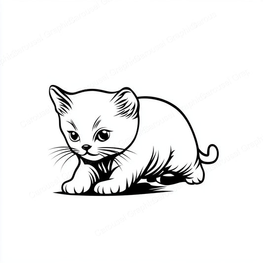 Kitten Vector Graphic preview