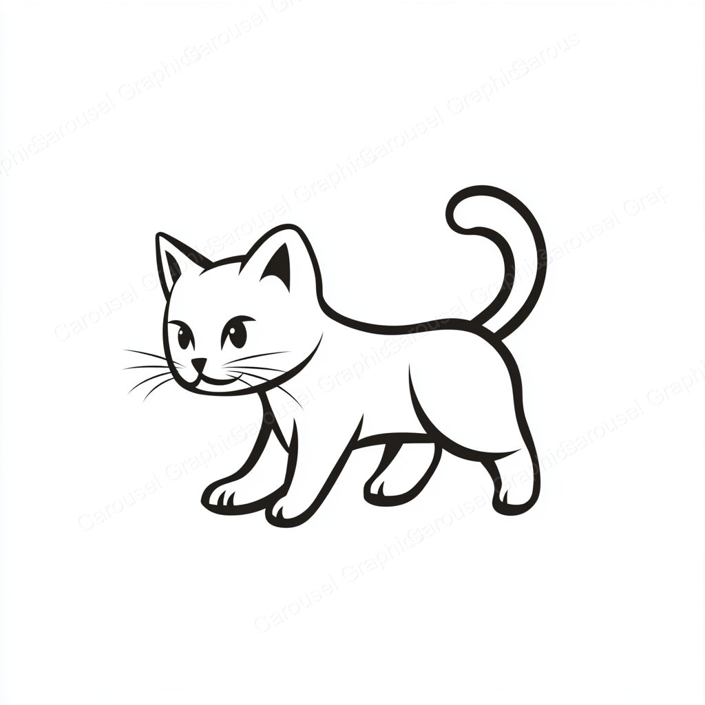Kitten Vector Graphic preview