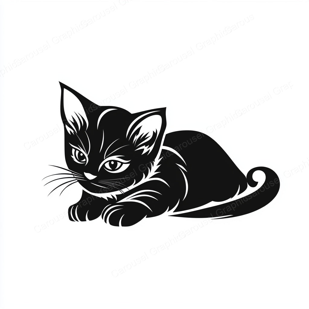Kitten Vector Graphic preview