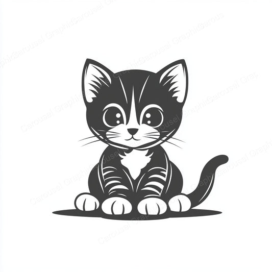 Kitten Vector Graphic preview