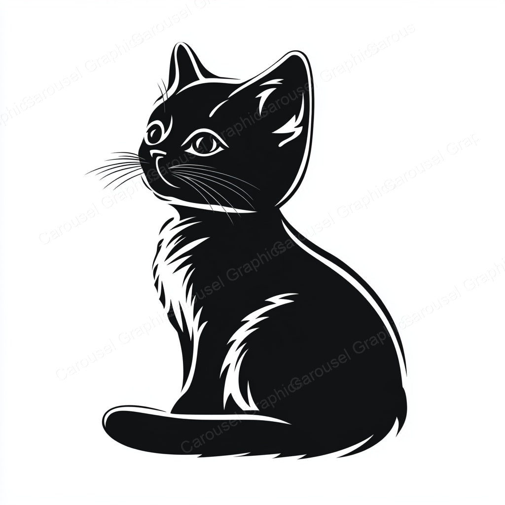 Kitten Vector Graphic preview