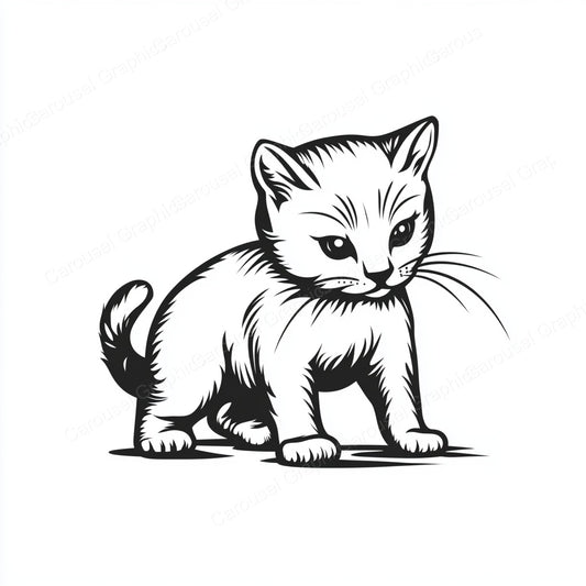 Kitten Vector Graphic preview