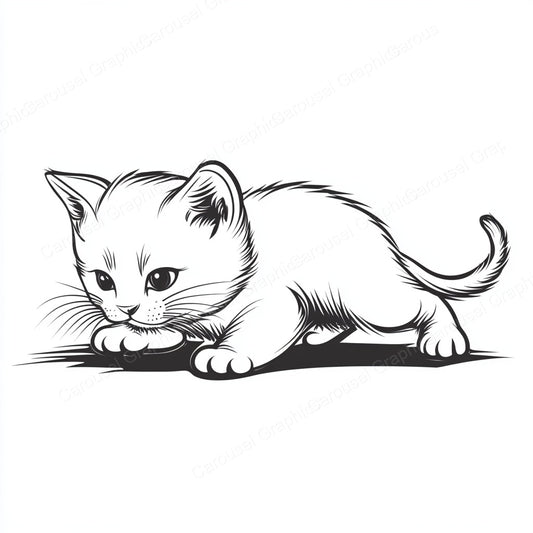 Kitten Vector Graphic preview