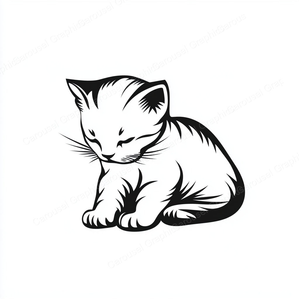 Kitten Vector Graphic preview