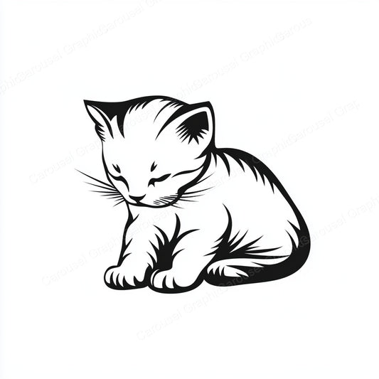 Kitten Vector Graphic preview