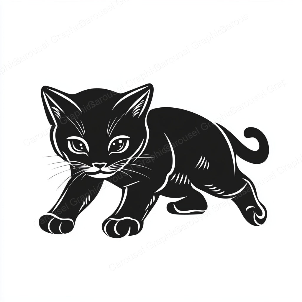 Kitten Vector Graphic preview